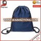 Outdoor Travel Denim Drawstring Backpack Bags