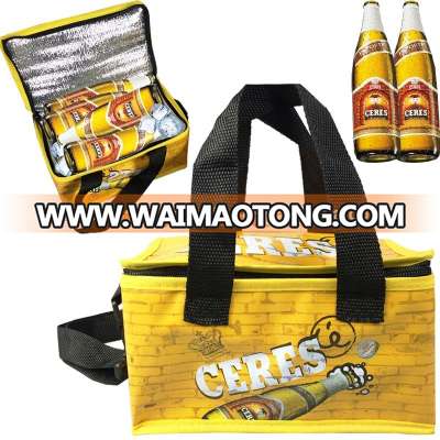 CERES Beer Full Print Premium Vinyl 6 Can Cooler Bag